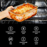 16 Piece Glass Smart Seal Everyday Container Set U9
