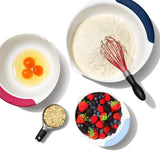 3 Piece Mixing Bowl Set New Colored Handles D5