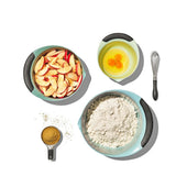 3 Piece Mixing Bowl Set - Cadet Blue, Tower Grey, Jade S0