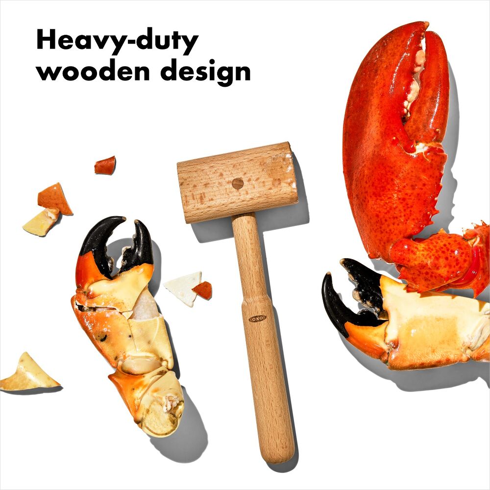 Wooden Seafood Mallet F5