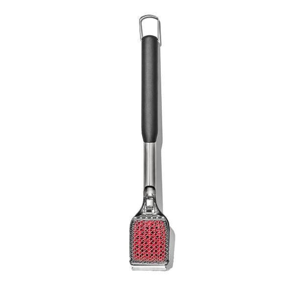 Coiled Grill Brush With Replaceable Head X4
