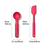 Silicone Cookie Scoop & Small Spatula Set K1