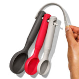 3-Piece Silicone Cookie Scoop Set K3