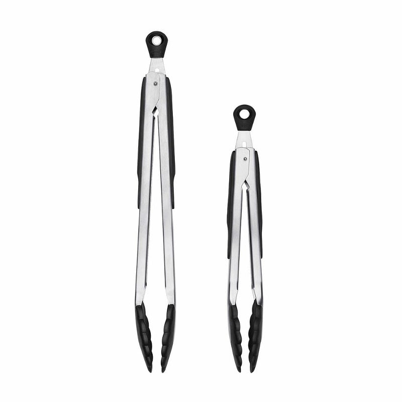 2-Piece Tongs with Nylon Heads Set W2