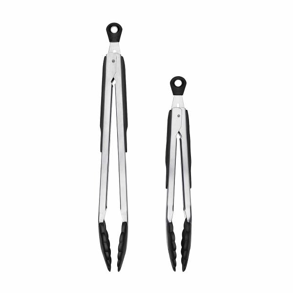 2-Piece Tongs with Nylon Heads Set W2