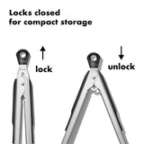 2-Piece Tongs with Nylon Heads Set W2