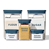 8-Piece Prelabeled Baking POP Container Set Z5