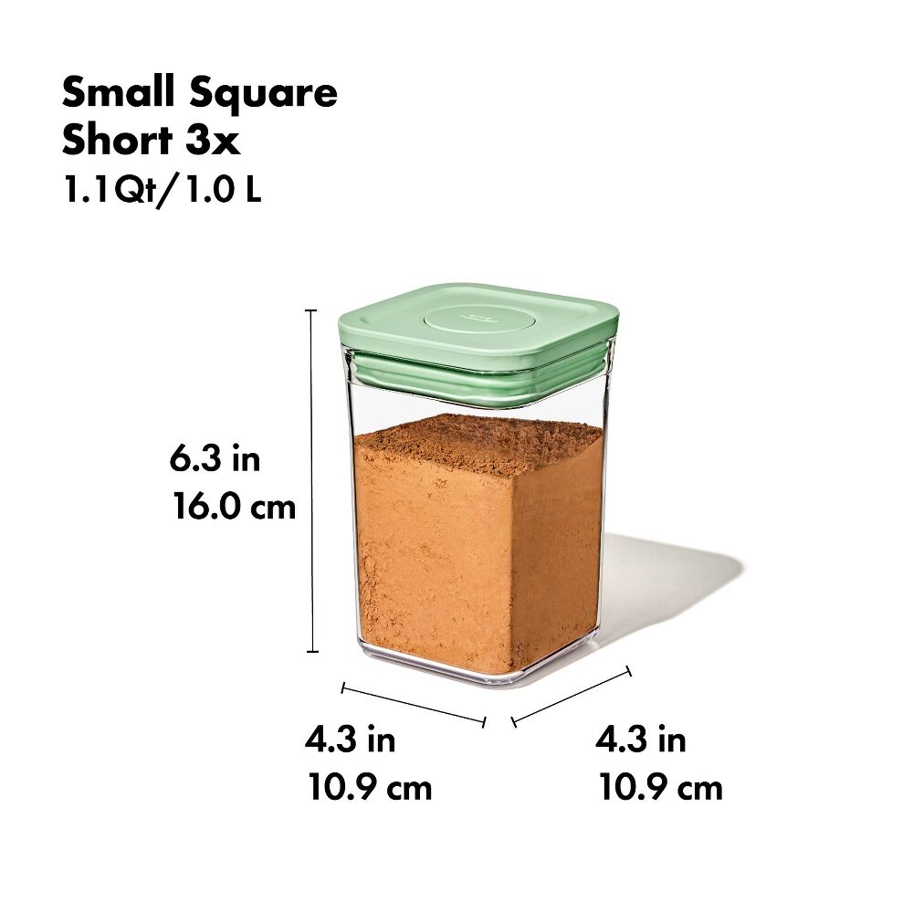 3-Piece POP Container Set with Mini Scoops M4