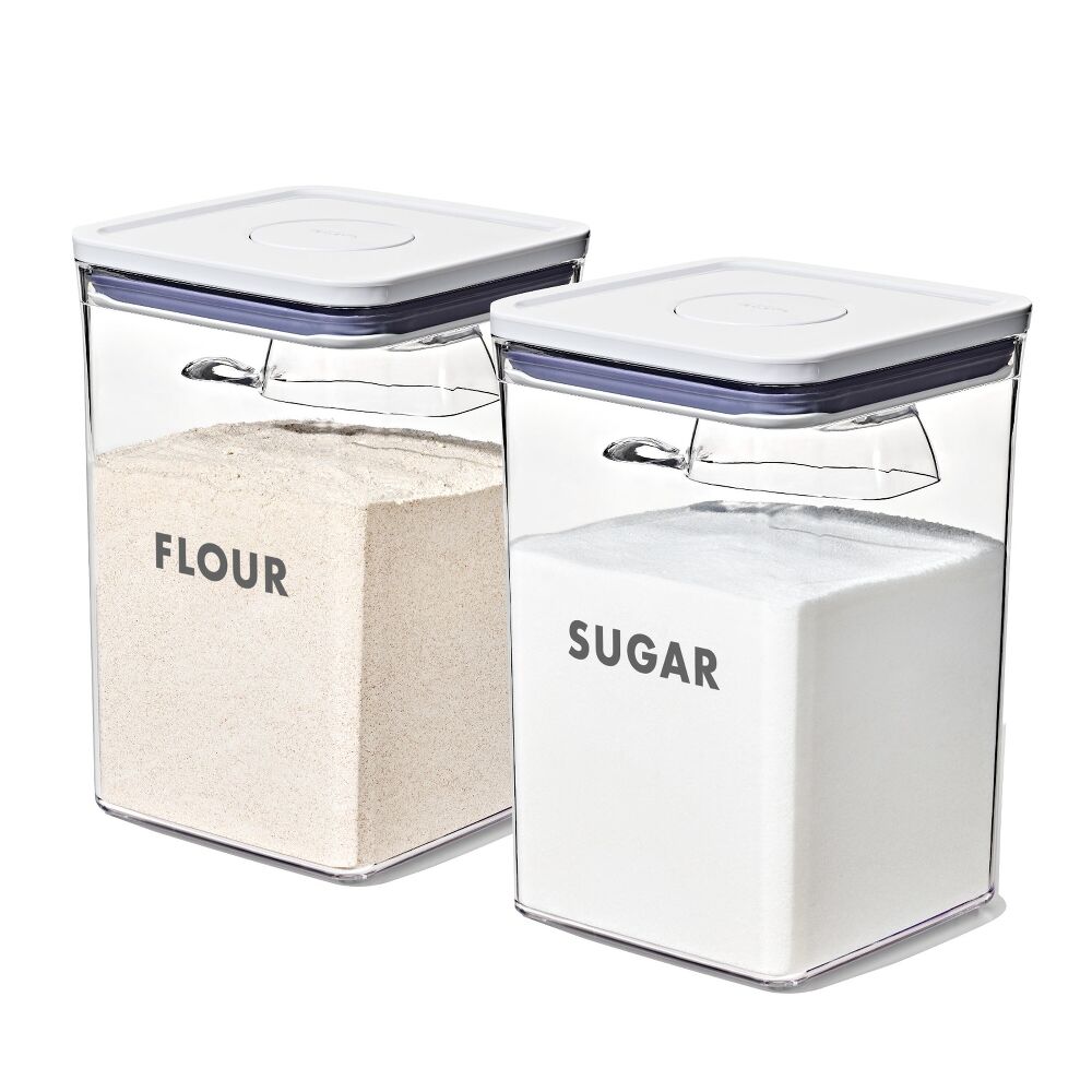 8-Piece Prelabeled Baking POP Container Set Z5
