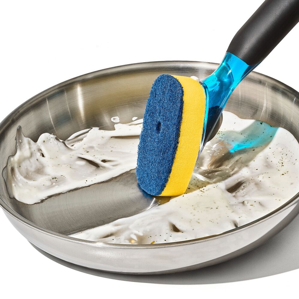 Soap Dispensing Dish Scrub S2