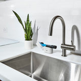 Soap Dispensing Dish Brush Storage Set I2