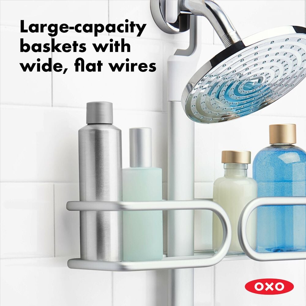 Aluminum 3-Tier Shower Caddy W3