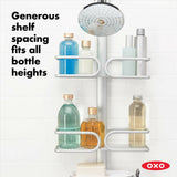 Aluminum 3-Tier Shower Caddy W3