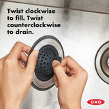 2-in-1 Silicone Sink Strainer with Stopper O7