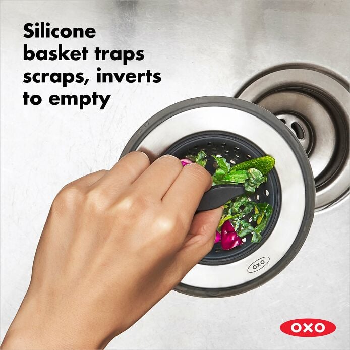 2-in-1 Silicone Sink Strainer with Stopper O7