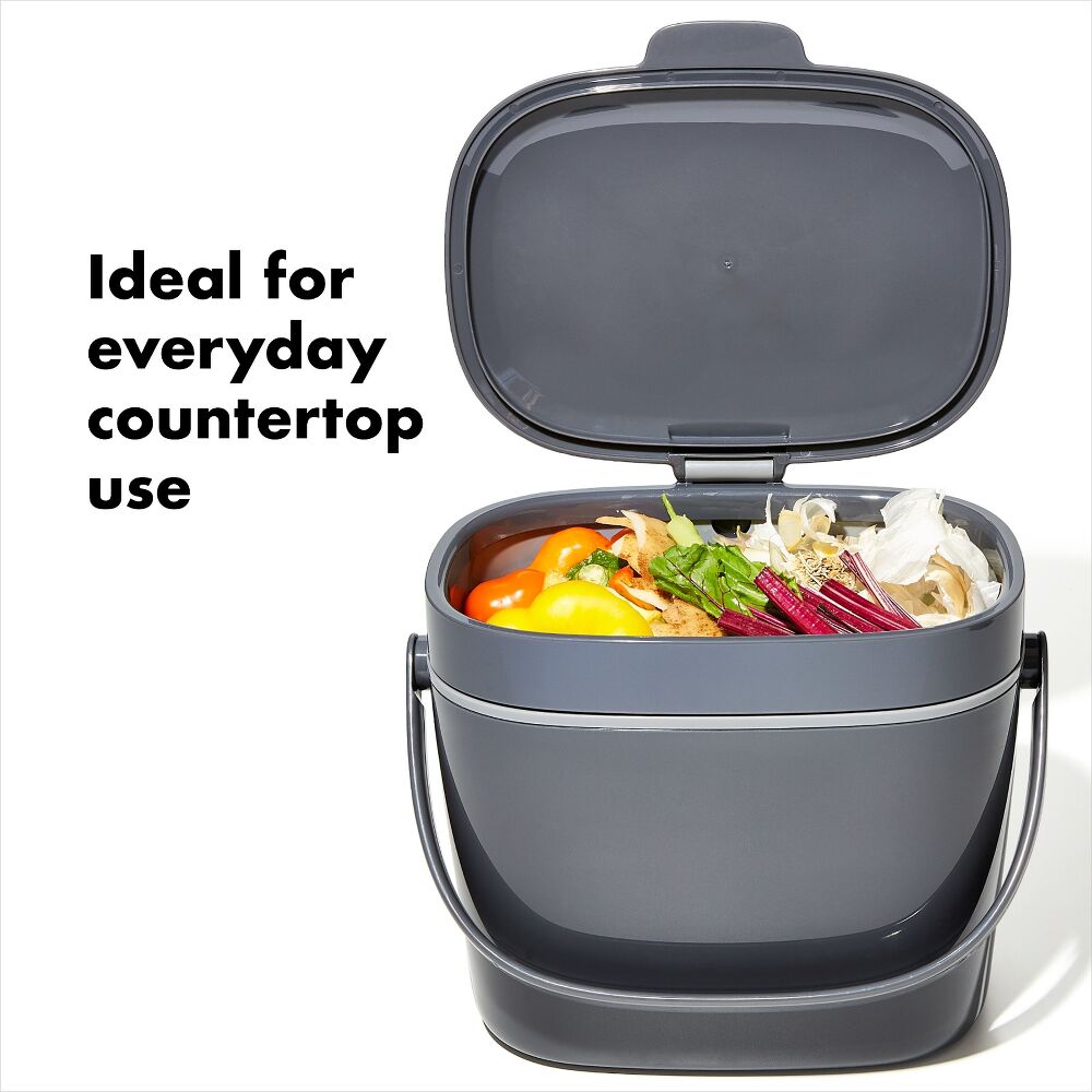 Easy-Clean Compost Bin - 1.75 Gal J8