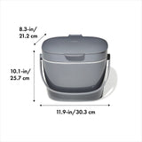 Easy-Clean Compost Bin - 1.75 Gal J8