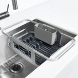 Over-the-sink Aluminum Dish Rack X0
