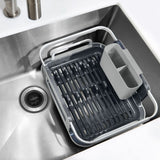 Over-the-sink Aluminum Dish Rack X0