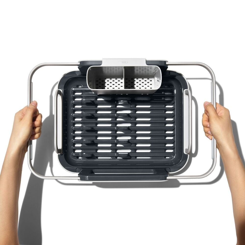 Over-the-sink Aluminum Dish Rack X0