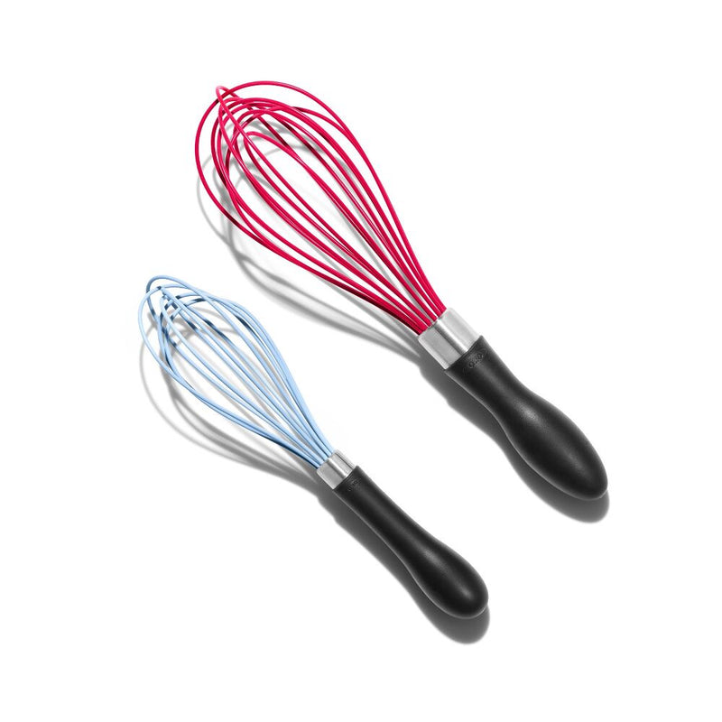 2 Pc Silicone Whisk Set D6