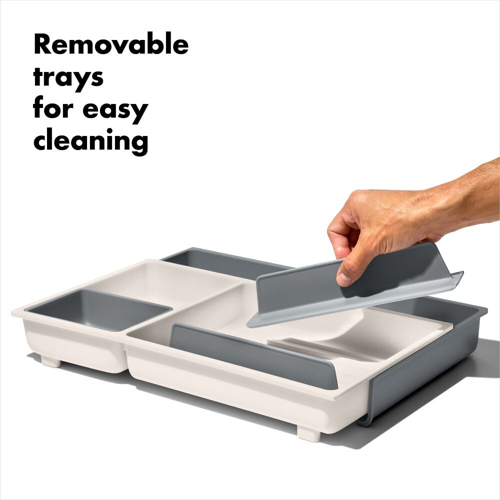 Large Expandable Kitchen Tool Drawer Organizer B0