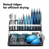 OXO Good Grips Aluminum Fold Flat Dish Rack Z7