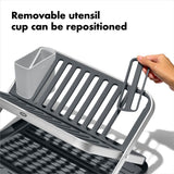 OXO Good Grips Aluminum Fold Flat Dish Rack Z7
