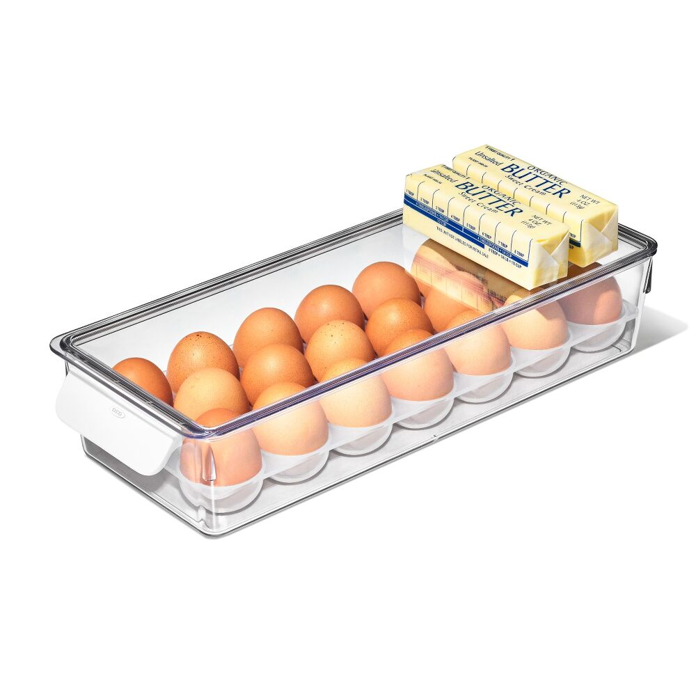 Refrigerator Egg Bin With Removable Tray B6