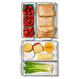 4 Piece Refrigerator Storage Bin Starter Set Q8