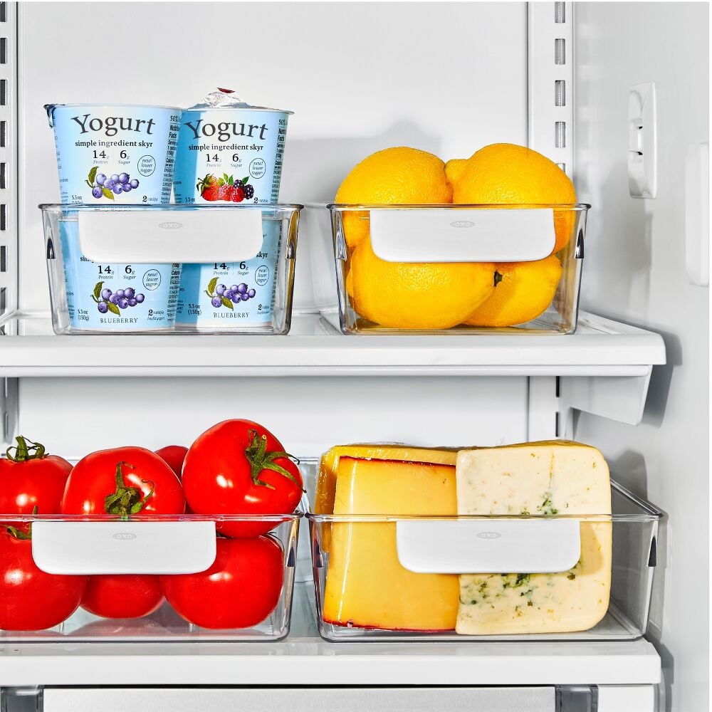 4 Piece Refrigerator Storage Bin Starter Set Q8