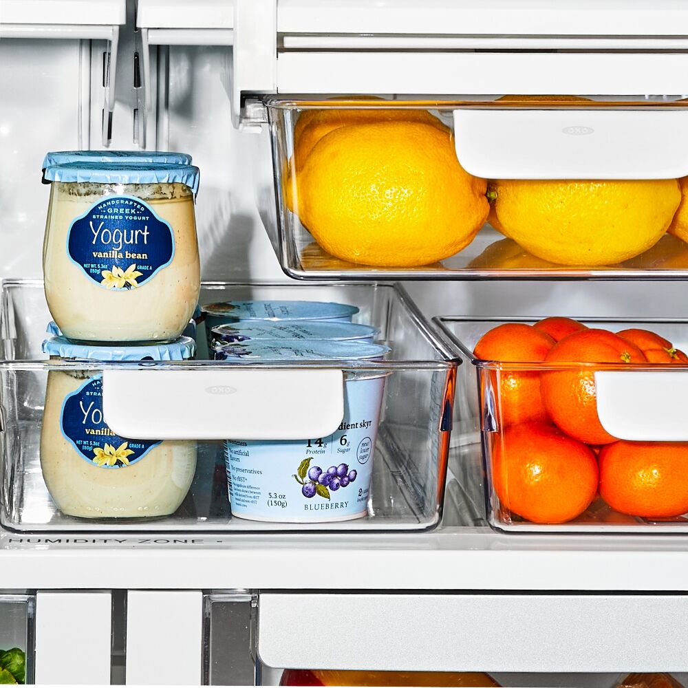 4 Piece Refrigerator Storage Bin Starter Set Q8