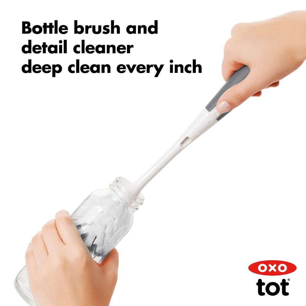 On-the-Go Drying Rack with Bottle Brush D7