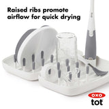 On-the-Go Drying Rack with Bottle Brush D7