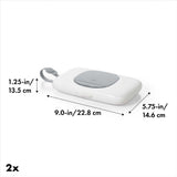 OXO TOT 2-Pack On-the-Go Wipes Dispenser, Gray R7