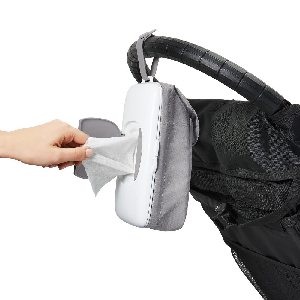On-the-Go Wipes Dispenser with Diaper Pouch F7