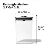 POP Container - Rectangle Medium (2.7 Qt/2.6 L) C7