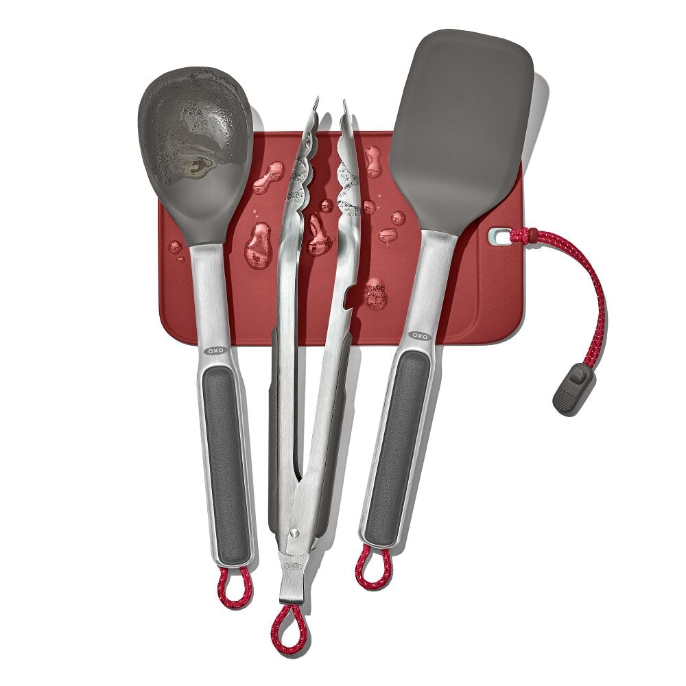 OXO Outdoor 4 -Piece Camp Stove Cooking Set R0