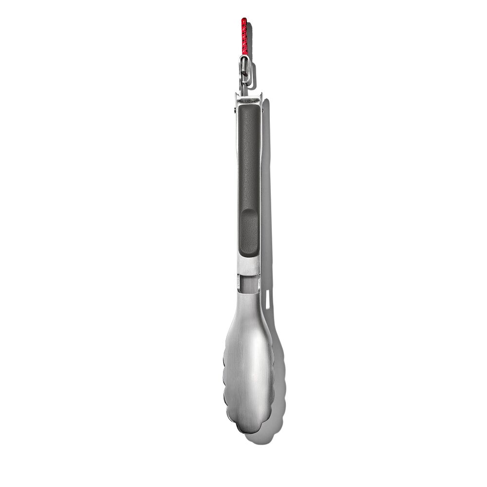 OXO Outdoor 10.5in Camp Stove Tongs with Bottle Opener W5