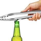 OXO Outdoor 10.5in Camp Stove Tongs with Bottle Opener W5