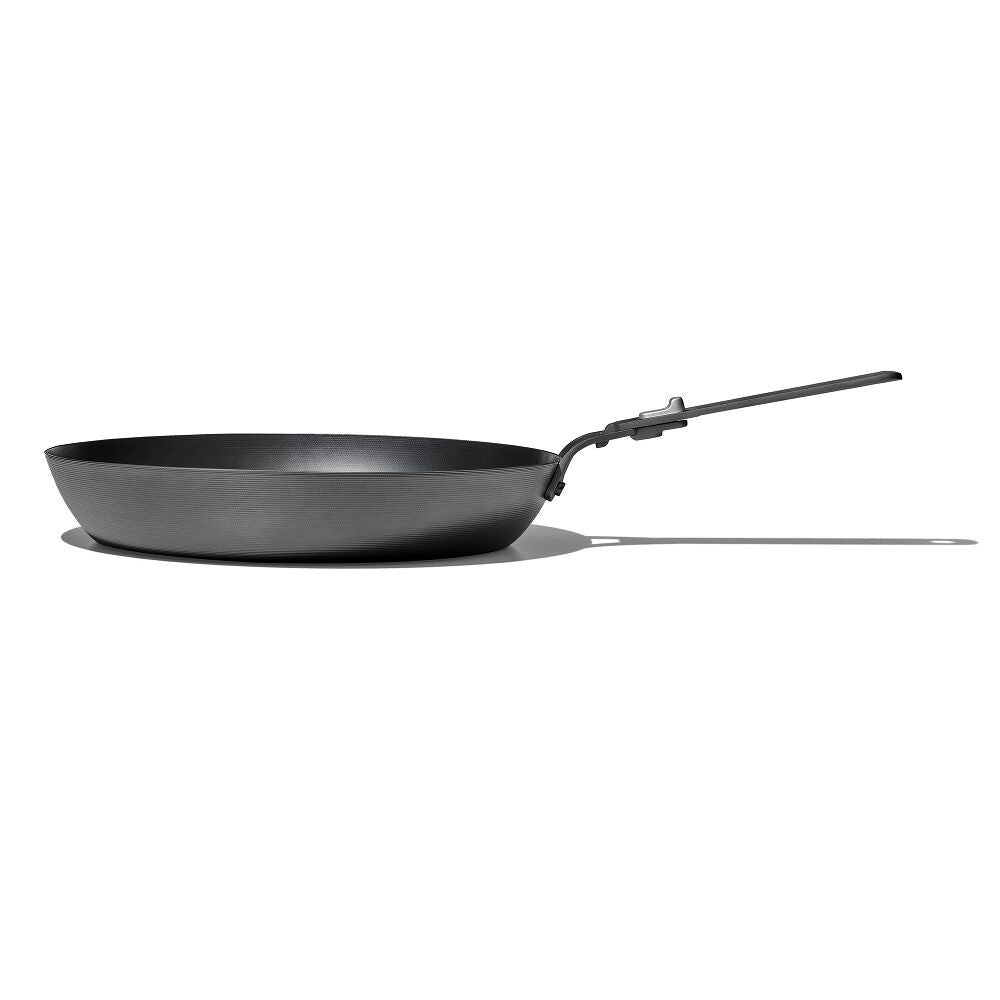 Outdoor 12-inch Carbon Steel Pan with Removable Handle A1