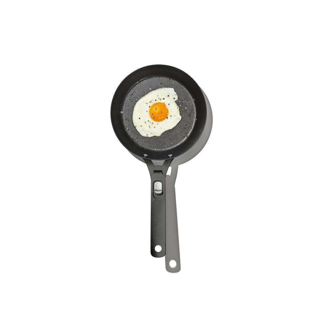 Carbon Steel With Removable Handle 8in Pan W0