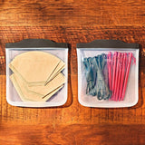 Outdoor Silicone Reusable Sandwich Bag (28 oz) B0