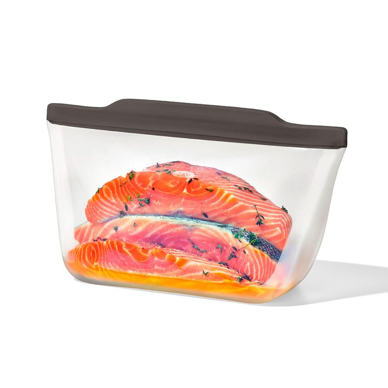 Outdoor Silicone Reusable Stand Up Bag Half Gallon (64 oz) T2