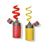 Outdoor 7-Piece Spice Shaker & Squeeze Bottle Set X8