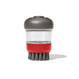 Outdoor Soap Dispensing Dish Brush with Storage Case J8