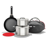 Outdoor Camp Cookware Set with Travel Bag B0