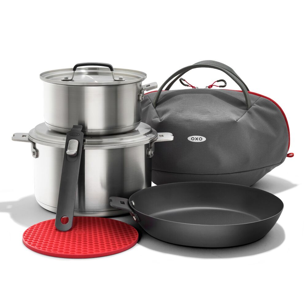 Outdoor Camp Cookware Set with Travel Bag B0