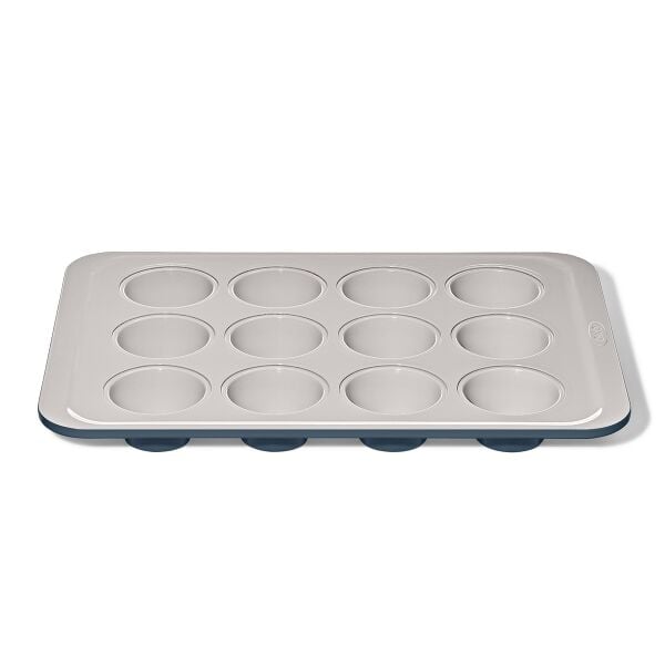 Non-Stick Pro Ceramic Coated Metal Bakeware 12 Cup Muffin Pan K2