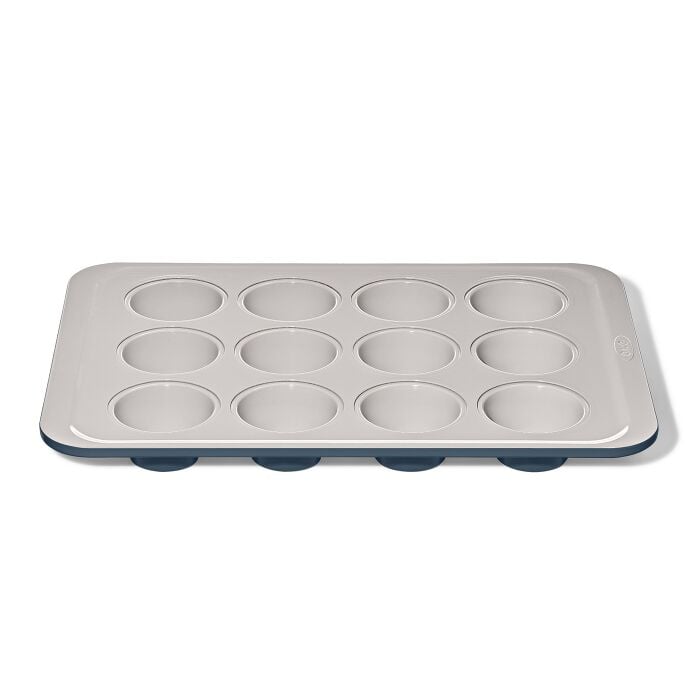 Non-Stick Pro Ceramic Coated Metal Bakeware 12 Cup Muffin Pan K2